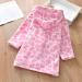JZLPIN Unisex Baby Hooded Bathrobe - Kids Flannel Pajamas Dressing Gown for Boys & Girls (4-5 Years) - Pink - Buy Online on GoSupps.com