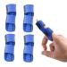 4pcs finger splint finger brace finger splints for broken finger support trigger finger splint for middle finger / ring finger little broken finger splint middle finger splint finger straightener 4PCS blue