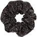 Rhinestone Hair Scrunchies - Sparkly Elastic Ponytail Holders for Elegant Hair Accessories for Women and Girls black