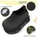 Leisfit Toddler Water Shoes - Baby Aqua Socks Non-Slip Beach Shoes - 7 Toddler All Black - Buy Online on GoSupps.com