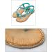Buy Women's Flats Sandals - Slip-On Bohemian Casual Ankle Sandals for Big Toe Correction & Arch Support | Flat Heel Summer Beach Shoes in Black (Size 5.5 - Buy Online on GoSupps.com
