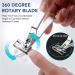 DRMODE PROFI Footnail Pliers Set - Super Sharp Nail Scissors & Clippers for Thick Nails Ingrown Nails - Complete 6-Piece Manicure Kit - Buy Online on GoSupps.com