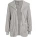 Buy Hanxiulin Fluffy Warm Fleece Plush Jacket for Women - Zipper Wool Sweatshirt with Long Arms & Stand-Up Collar - Breathable Bomber Style - Buy Online on GoSupps.com