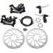 BlueSunshine Front and Back Disk Brake Kit - Aluminum Alloy Calipers, 2 Pcs Stainless Steel G3 160 mm Rotors & Cable & Brake Lever & 12 Bolts, Freewheel Threaded Hubs Hole Distance of 48mm BB8 Disk Brake Kit - G3 - 3