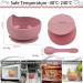 Delven Baby Bowls and Spoons Set for Feeding | Silicone Toddler Weaning Bowls | Pink with Suction, BPA Free, Non Slip | Easy to Clean Cutlery Tableware for Children | Microwavable, Dishwasher Safe - Buy Online on GoSupps.com