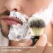 Premium Shaving Brush for Men - Extra Dense Chrome Synthetic 24mm Knot | Classic Black Handle | Perfect Fathers Day Gift - Buy Online on GoSupps.com