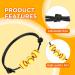 12Pcs Softball Charm Bracelets - Adjustable Wristbands for Women & Teens | Sport Party Favors & Gifts | Baseball Team Inspirational Bracelet - Buy Online on GoSupps.com