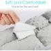 Stoma Security Belt Cushion - Protective Covers for Ileostomy & Urostomy Bags | Minky Dot Gray | Ideal for Men & Women - Buy Online on GoSupps.com