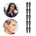 10 High-Quality Black Metal Hair Clips - Slippery Side Clips for Girls & Women | Kids Hair Jewelry (68mm) - Buy Online on GoSupps.com