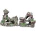 PIQIUQIU 2 pieces aquarium decoration cave aquarium accessories for aquarium aquarium decoration