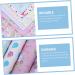 Lurrose 9 sheets Faux Pu Fabric Handmade Egg Making Themed Diy Jewelry Leather Artificial Printing - Buy Online on GoSupps.com