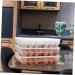 34 Egg Preservation Box Plastic Container Fridge Egg Holder Tray Plastic Egg Tray With re-usable - Buy Online on GoSupps.com