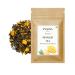 Zyanna Mango Green Tea 100g/3.53oz - 50 Cups Premium Loose Leaf Decaf Herbal Tea Dried Mango Natural Ingredients Eco-Friendly Packing Whole Leaf Brew Hot or Iced