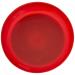 Sammons Preston Red Round Scoop Dish, Unbreakable 8" Scooper Bowl for Elderly, Disabled, & Handicapped, Plate with Non Skid Rubber Padded Bottom for Independent Eating, Self-Feeding Aid