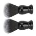 2-Piece Ergonomic Hairdressing Base & Beard Foam Brush Set | Fast-Drying Residue Remover for Men - Buy Online on GoSupps.com