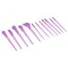 12 Piece Makeup Brush Set | Soft Dense Hair Brushes for Foundation Powder & Eyeshadow | International Shipping Available - Buy Online on GoSupps.com
