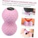 Tovinanna Peanut Massage Ball - Deep Tissue Roller for Muscle Relief | Ero-Nut Shape Double Mobility Device | Ideal Fitness Massage Tool - Buy Online on GoSupps.com