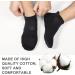 Coskefy Unisex Sneaker Socks Breathable Cotton Sports Socks for Men & Women 6 Pairs | Sizes 35-50 Black White Gray - Buy Online on GoSupps.com