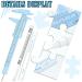 6-Piece Eyebrow Tools Set with Measuring Ruler and Microblading Marker Pens - Permanent Makeup Position Mark Tools - Buy Online on GoSupps.com