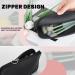 Gmdrounz Silicone Makeup Brush Travel Case - Portable Zippered Pouch for Cosmetic Tools, Black - Buy Online on GoSupps.com
