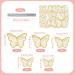 30 Pcs Butterfly Cake Decorations Butterfly Cake Topper Butterflies for Cakes Gold Butterfly Cake Toppers for Birthday Wedding Party Baby Shower Decor (Pink) - Buy Online on GoSupps.com