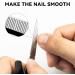 2 Pcs Heavy Duty Stainless Steel Nail Clippers for Thick Nails - Black+Silver - Buy Online on GoSupps.com