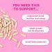 Pink Stork Total Postnatal + DHA | Postpartum & Breastfeeding Support | Prenatal Vitamins for Mom & Baby | Women-Owned | 60 Capsules - Buy Online on GoSupps.com