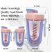 Qavi Protein Shaker Bottle 590ml Purple - Stainless Steel Mixing Ball - BPA Free Tritan Material - Durable, Leakproof, Odourless - Buy Online on GoSupps.com