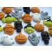 21x Halloween Cake Toppers Edible Cupcake Decorations Sugar Pumpkin Ghost Witch Skull Spider - Buy Online on GoSupps.com