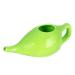 WG inc Ceramic Neti Pot Nasal Nose wash Cleansing Cup Natural Treatment Sinus Rinse Pot (Green) with Eye Cup & Linen Reusable Face Wipe