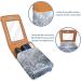 Travel Lipstick Organizer Case - Portable Makeup Bag with Mirror | Winter Forest Tree Elk Design - Buy Online on GoSupps.com