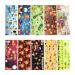 10 Sheets Halloween Nail Foil Transfers Stickers Pumpkin Spider Skull Ghost Witch Nail Decals Festival Party Supplies Decoration Manicure Tips Wraps.