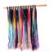 FRCOLOR 3 Sets Hair Extensions Colored Doll Synthetic Wigs Ponytail Extension Synthetic Curly Wig Synthetic Hair Curly Hair Wig Doll Wig Ponytail Holder Ring Accessories Child Elasticity - Buy Online on GoSupps.com