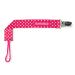 Booginhead "PaciGrip" Baby Schnullerkette - pink gepunktet - OHNE Schnuller