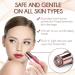Flawless Facial Hair Remover for Women - USB Rechargeable and Waterproof Lady Shaver with LED Light - Painless Hair Removal Device for Peach Fuzz, Chin, Cheek, Upper Lip - Rose Red (2 Replacement Heads) - Buy Online on GoSupps.com
