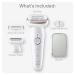 Braun Silk- pil 9 Epilator - Women's Hair Removal Device Wet & Dry Pivoting Head Shaver & Trimmer - SES9-030 - Buy Online on GoSupps.com
