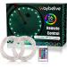 Waybelive 2 Pack LED Bike Wheel Light - Remote Control Tire LED Light | 16 Color Change | Waterproof & Super Bright | Ideal for Night Riding | Great Gift for Kids (2 Tires) - Buy Online on GoSupps.com