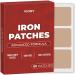 Iron Patches (Pack of 60) - 100% Natural Patch for Women and Men - with Biotin - Energy Focus & Body Support - Enhanced Formula