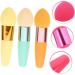 HAPINARY 3pc Nose Contour Brush Travel Size Kit on Stick Makeup Travel Makeup Brush Makeup for Foundation Concealer Sponge Mushroom Brush Shadow - Buy Online on GoSupps.com