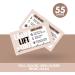 Cute Modern Lash Lift & Tint Aftercare Cards - 55 High-Gloss Full Color Cards for Lash Artists - Essential Eyelash Aftercare Guide - Buy Online on GoSupps.com