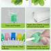 Argomax Oral Sponges Swabs - 100 Pcs Cyan Oral Care Foam Cleaning Mouth Swabs for Hygiene - Buy Online on GoSupps.com