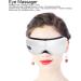 Buy Portable Electric Eye Massager with Warmth | Shiatsu Eye Care Device | Wireless Foldable 4 Modes for Eye Relief & Relaxation - Buy Online on GoSupps.com