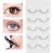 False Eyelashes 5 Pairs Eyelash Makeup Practice False Eyelashes Self Adhesive False Lashes Set (8mm) - Buy Online on GoSupps.com