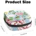 Sanitary Napkin Storage Bag Portable Period Bag - Multicolor Hydrangea Design - Buy Online on GoSupps.com