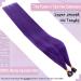 Runatur Real Hair Extensions | Purple U Tip Keratin Fusion | 35cm 14 Inch 20g 25 Strands - Buy Online on GoSupps.com