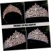 DRESSOOS Crown Headband Crown Bridal Crown Crowns for Women Rhinestone Headband Princess Crown Wedding Crown for Bride Bridal Hair Accessories Crown for Bride Wedding Zinc Alloy 17.00X17.00X9.00CM Golden - Buy Online on GoSupps.com