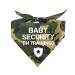 Baby Security in Training Printed Dog Bandana (Assorted Colors) 1 Camo One Size
