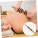 Minkissy Wooden Massager with 6 Wheels - Versatile Back Neck & Shoulder Tool for Muscle Relief | Premium Wooden Roller for Home Therapy - Buy Online on GoSupps.com