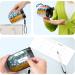 Auvon 7-Day Pill Organizer - Portable Medication Box with 6 Compartments for Vitamins & Supplements - Buy Online on GoSupps.com