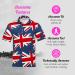 Royal & Awesome Men's Funny Golf Polo Shirt - X-Large Union Jack Design - Buy Online on GoSupps.com